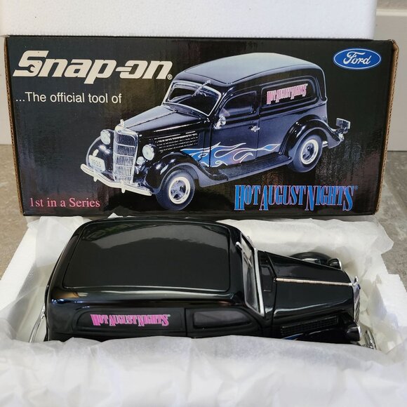 SnapOn 1935 Ford Sedan Delivery Custom Street Rod DieCast 1:24 Hot August Nights - Picture 4 of 9